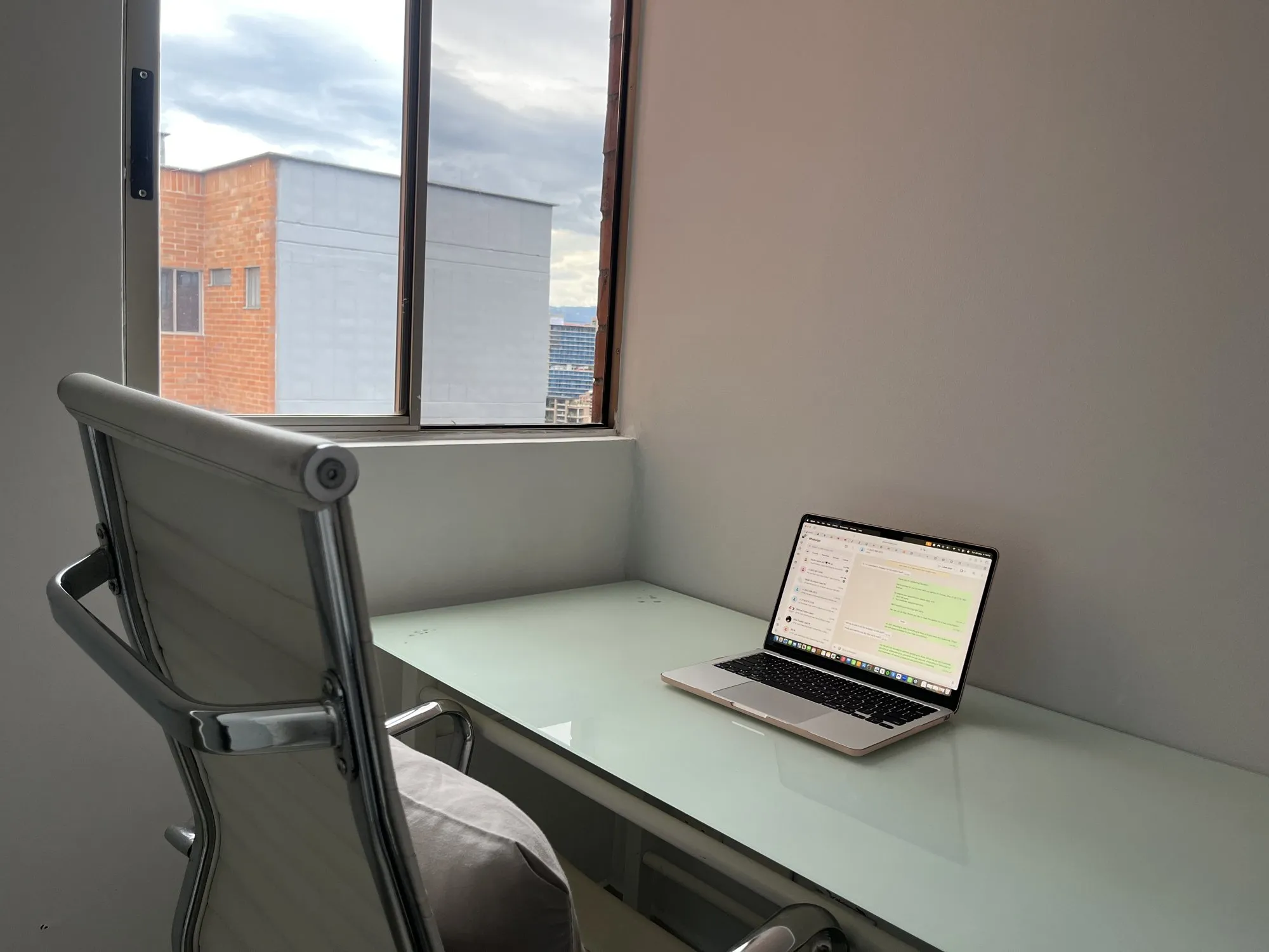 A desk to work from